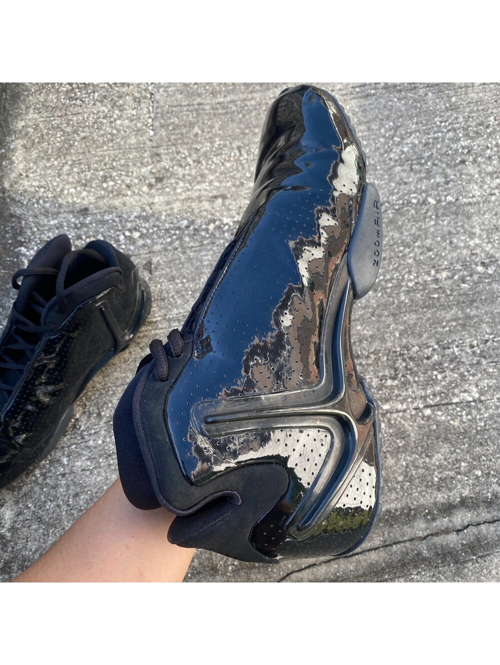 Nike Air Zoom Hyperflight Basketball Shoes Mens Size 11 Triple Black 599503-020 - Picture 14 of 15
